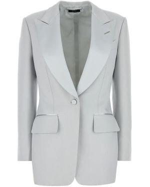 Tom Ford Single-Breasted Blazer - Grey