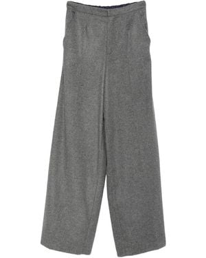forte_forte Wool Trousers - Grey