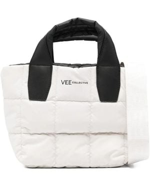 VEE COLLECTIVE Porter Gewatteerde Mini-Shopper - Zwart