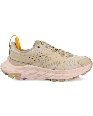 Hoka One One Lace-Up Trainers - Natural