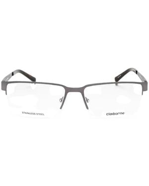 Liz Claiborne Rectangle-Frame Glasses - White