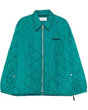 OAMC Quilted Zip-Fastening Overshirt - Green