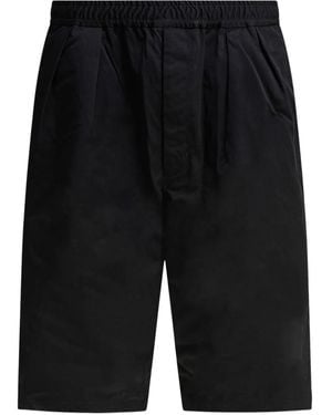 Daiwa Pier39 Pleated-Details Shorts - Black