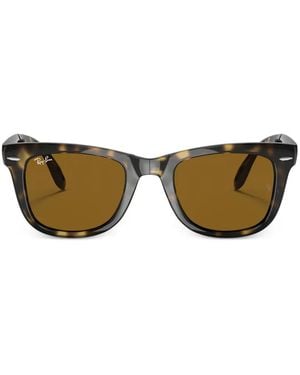 Ray-Ban Wayfarer Folding Sunglasses - Brown