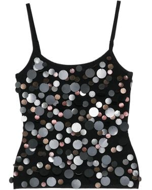 Cynthia Rowley Paola Top - Black