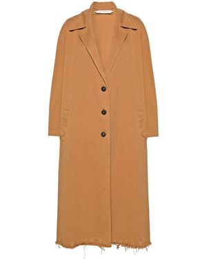 Palm Angels カットオフエッジ シングルコート - ブラウン