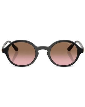 Vogue Gafas De Sol Con Montura Redonda - Negro