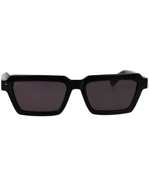 Calvin Klein Rectangle-Frame Sunglasses - Black