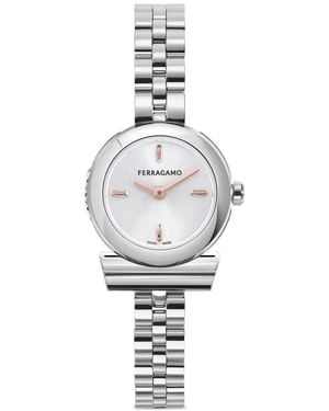 Ferragamo Gancino 22 Restyling 22.5Mm Watch - White