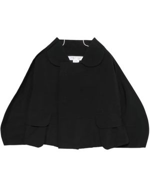 Comme des Garçons Peter-Pan-Collar Jacket - Black
