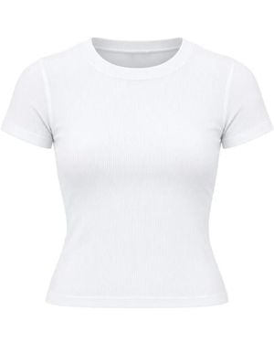 The Upside Shelter Ribbed T-Shirt - White