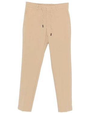 KARL LAGERFELD Drawstring-Waistband Trousers - Natural