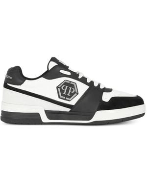 Philipp Plein P-Force 78 Logo-Plaque Sneakers - White