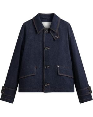 Mackintosh Humbie Denim Button-Up Jacket - Blue