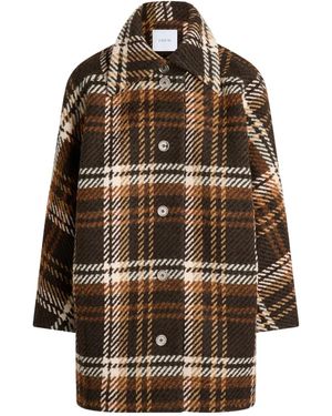 Patou Wool Blend Coat - Black