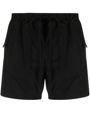 Thom Krom Shorts Con Vita Elasticizzata - Nero