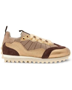 AllSaints Nevis Lace-Up Trainers - Natural
