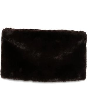 Frankie Shop Faux Fur Scarf - Black