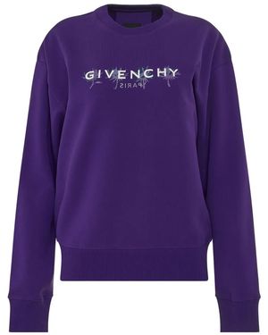 Givenchy ロゴ スウェットシャツ - ブルー