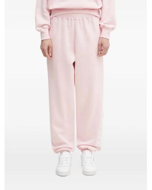 Aries Elastic-Waistband Track Pants - Pink
