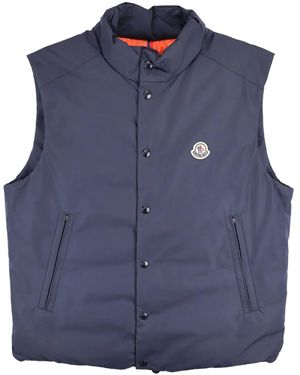 Moncler Pilat キルティング ベスト - ブルー
