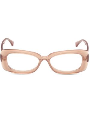 Max Mara Eyewear Gafas Con Montura Rectangular - Neutro