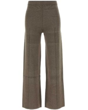 Calvin Klein Seam-Detail Stretch-Knit Pants - Gray
