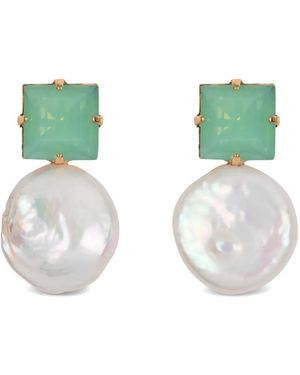 Jennifer Behr Junia Earrings - Green