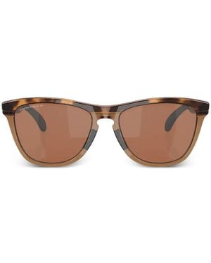 Oakley Lunettes De Soleil Frogskins - Marron