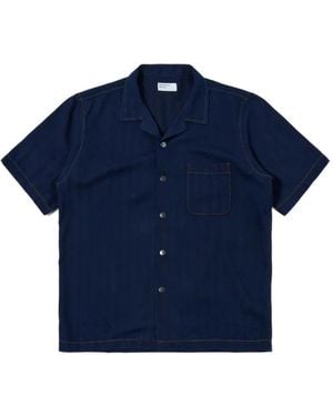 Universal Works Chemise À Poche Poitrine - Blue