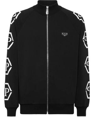 Philipp Plein Hexagon Track Jacket - Black