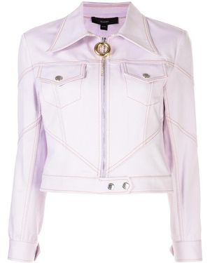 Ellery Zipped Fitted Jacket - Pink