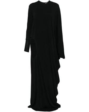 Tom Ford Abito Drappeggiato Con Dettaglio Cut-Out - Nero