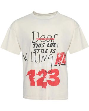 RRR123 Killing Me T-Shirt - Wit