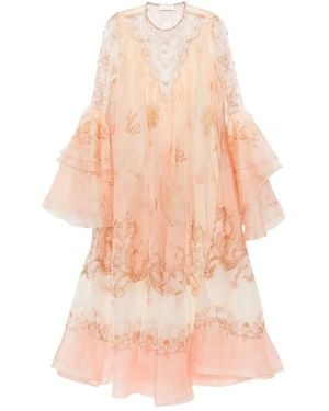 Zimmermann Hypnotic Maxi Dress - Pink