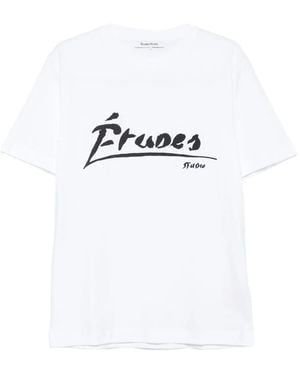 Etudes Studio The Regular Signed Tシャツ - ホワイト