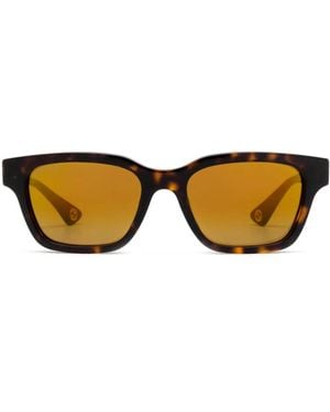 Gucci Logo-Print Sunglasses - Brown