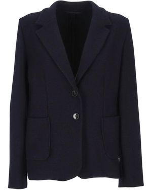 Marella Single-Breasted Blazer - Blue