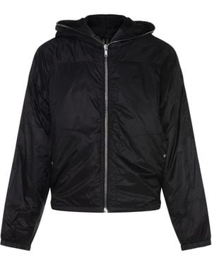 Rick Owens Hooded Zip-Up Jacket - Black