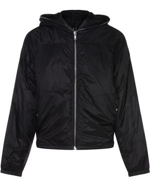 Rick Owens フーデッド ジップジャケット - ブラック