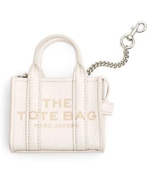Marc Jacobs ザ ナノ トート バッグ チャーム - ナチュラル