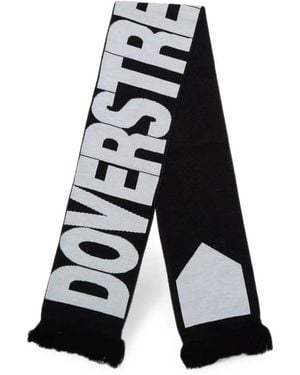 Dover Street Market Bufanda De Intarsia Con Logo - Blanco