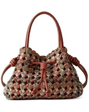 Borbonese Mini Nest Tote Bag - Brown