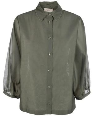 Peserico Chemise À Fermeture Boutonnée - Grey