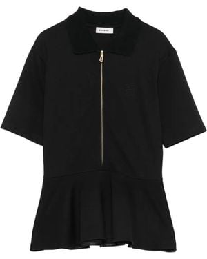 Sandro Polo Con Cremallera - Negro