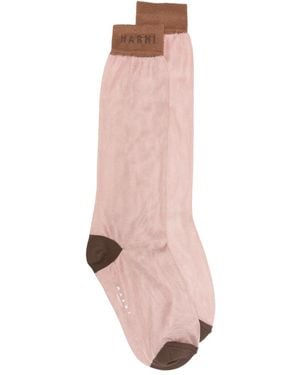 Marni Logo Socks - Pink