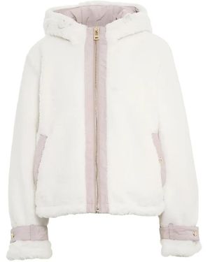 Liu Jo Hooded Faux-Fur Jacket - White