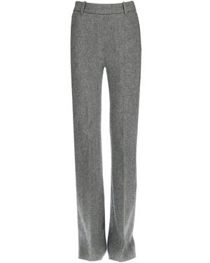 Ermanno Scervino Herringbone Trousers - Grey