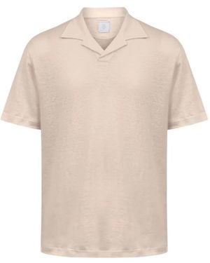 Eleventy T-Shirt Droit À Col V - Natural