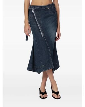 Sacai Rock Mit Reißverschlussdetail - Blau